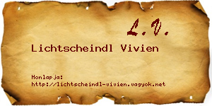 Lichtscheindl Vivien névjegykártya